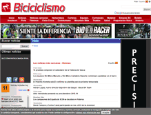 Tablet Screenshot of biciciclismo.com